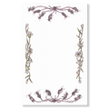 "Rat King Tearaway Notepad" An illustrated notepad design with rat kings at the top and bottom, and lilies on the side